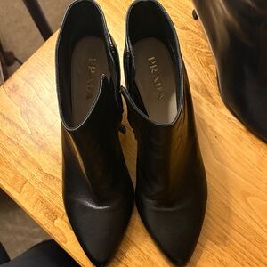 Prada Black Ankle Boots for Women